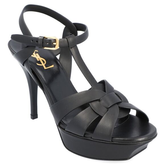 Saint Laurent Women black | black Sandals - Picture 1 of 8